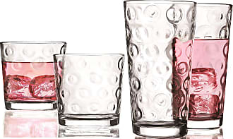 Austria Shot Heavy Base Drinking Whiskey Glass Glassware Cups for Vodka Brandy Circleware 042735 Huge Set of 36 Bourbon & Best Selling Liquor Beverages Limited Edition 36pc 