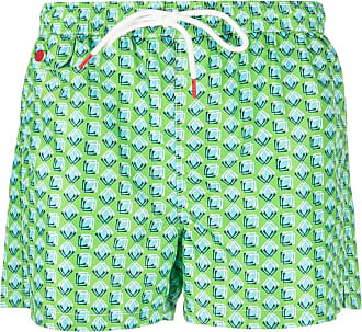Kiton All-Monogram Swim Shorts