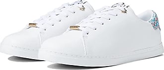 Ted Baker Wenil Womens White Leather & Synthetic Fashion Trainers 