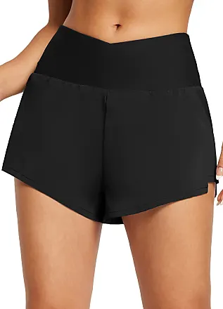  BALEAF Womens 3 Swim Bottoms High Waisted Swimming Board  Shorts Tummy Control Quick Dry Swimsuit