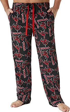 Vêtements De Nuit en Coton Marvel Pyjama Homme Idée Cadeau Super Héro Avengers Geek Original pour Ado Ou Adulte Pantalon De Pijamas Bouclier Captain America 