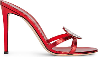 Kebinai Fashion Suede Buckle Side Heel Sandals red Wedding Shoes 