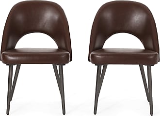 Christopher Knight Home Chairs Browse, Wharton Top Grain Leather Dining Chair Brown Christopher Knight Home