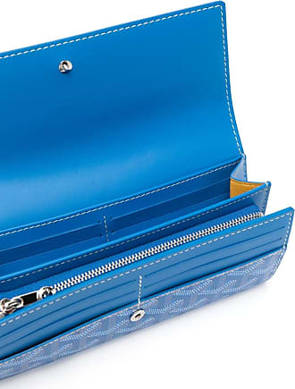 GOYARD Damen Täschchen/Portemonnaie aus Canvas in Blau