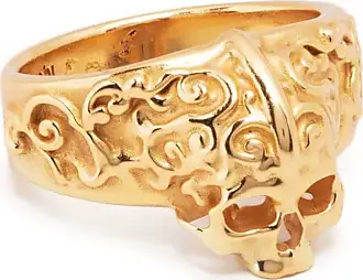 Gavello gold skull ring - Metallic