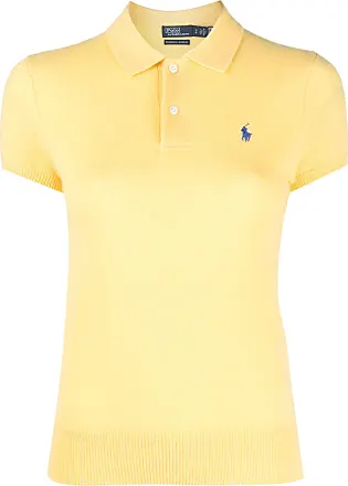 Polo Sport Long Sleeve Rugby Shirt in Canary Yellow Multi - Glue Store