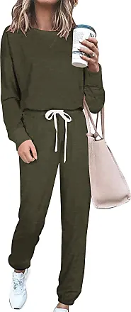 PRETTYGARDEN Womens 2 Piece Sweatsuits Set Long Sleeve Half Zip Pullover  Sweatshirt Joggers Sweatpants Fall Outfits Tracksuit (Army Green,Small) :  : Clothing, Shoes & Accessories