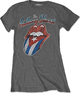 Rolling Stones The New York City 75' (Grey) Burnout T-Shirt (Small