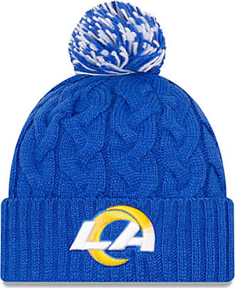 Women's Buffalo Bills New Era Royal Layered Up Cuffed Pom Knit Hat