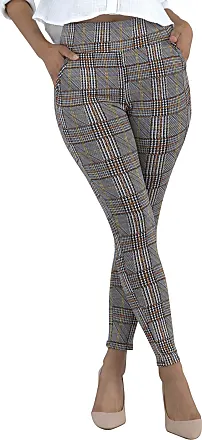 Shosho NWT tummy control fleece lined plaid leggings - Depop