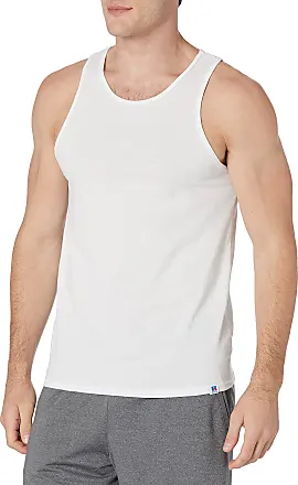  6 Pack Mens A-Shirt 100% Cotton Muscle Tank Top Gym Undershirt  Ribbed Black L : Clothing, Shoes & Jewelry