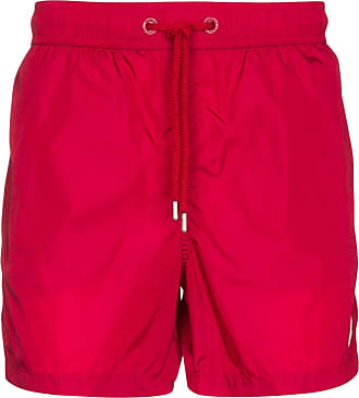moncler swim shorts red