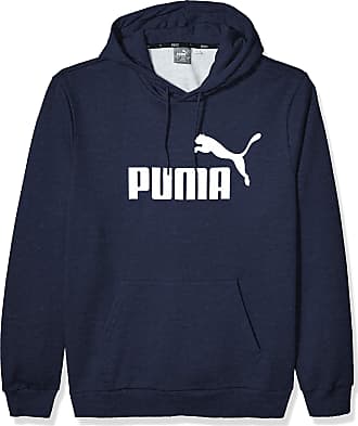 puma logo hooded sweat fleece