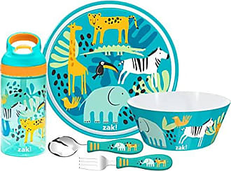  Zak Designs Bluey Kids Dinnerware Set Includes Plate, Bowl,  Tumbler, Water Bottle, and Utensil Tableware, Made of Durable Material and  Perfect for Kids (6 Piece Gift Set, Non-BPA) : Baby