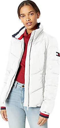 white tommy hilfiger winter jacket
