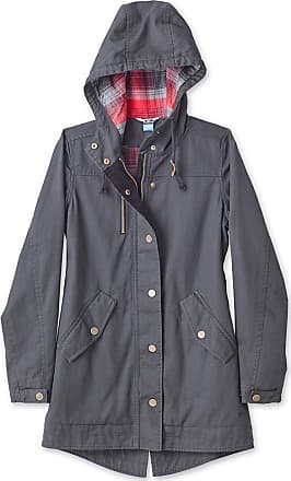 Flannel Jacket Long Sleeve Button Zip Coat KAVU Sundowner Womens Coat 