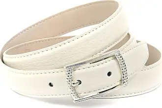 Damen-Ledergürtel in Weiß von | Stylight Anthoni Crown