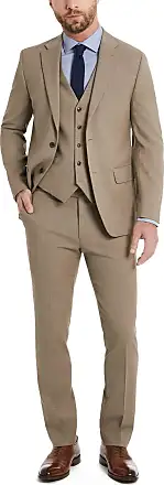 Tommy Hilfiger Men's Modern Fit Suit, Micro Grey, 42 