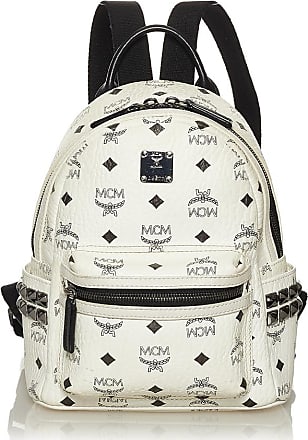 Pre-owned Backpack Bianco unisex Miinto Accessori Borse Zaini Taglia: ONE Size 