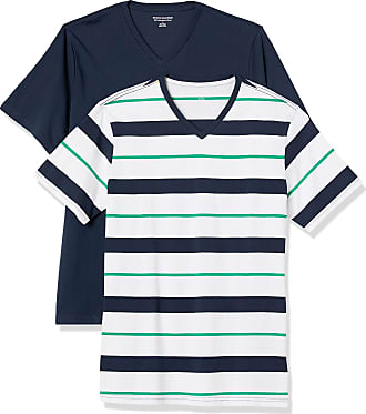 JIAJU-DJ Mens Summer Casual Solid V Neck Pullover Short Sleeve T-Shirt Top Blouse