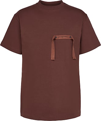 Herren Bekleidung Pullover und Strickware Sweatjacken Jacquemus Baumwolle Baumwolle t-shirt in Braun für Herren 
