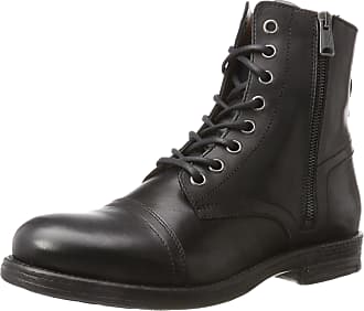 mens black leather boots uk