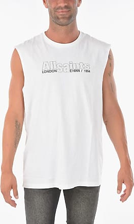 Colten débardeur effet tie-dye AllSaints pour homme en coloris Blanc Homme Vêtements T-shirts T-shirts sans manches et débardeurs 