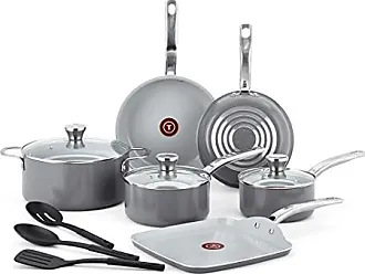 T-fal Platinum Stainless Steel Fry Pan 12 Inch Induction Oven Safe up to  500F Cookware, Pots and Pans, Dishwasher Safe Silver