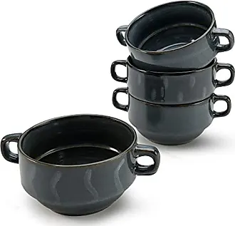 American Atelier Stoneware Glazed Jumbo Coffee Mugs, Big Tea Mugs with  Large Handle Design, Dishwasher and Microwave Safe, 22-Ounce, Set of 2,Pink