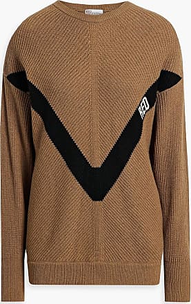 BALMAIN Mohair-blend jacquard turtleneck sweater