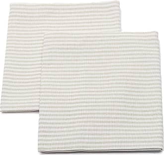 Black Striped Linen Towels Set Provence - LinenMe