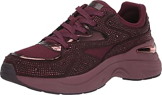  Skechers Women's UNO-Slither and Shine Sneaker, Magenta, 5.5