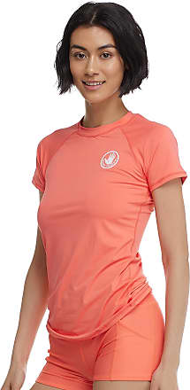 Body Glove Women’s Smoothies in-Motion Solid Short Sleeve Rashguard with UPF 50+