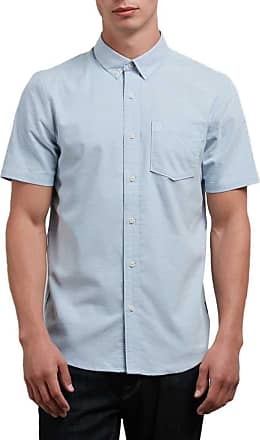 Volcom Mens Everett Solid Short Sleeve Shirt