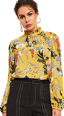 Yellow Long Sleeve Blouses: 49 Products & up to −70% | Stylight