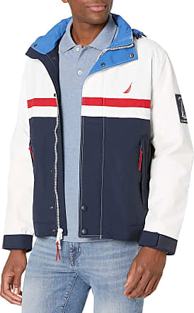 Details about   Nautica Men's Navy Blue/Yellow/White/Blue Light Weight Jacket 