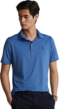 Ralph Men's SS White Fade to Blue Ombre Mesh Polo Shirt 3X NWT 