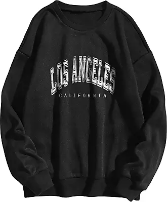 SOLY HUX Women Casual Fashion California Hoodie Los Angeles Pullover  Drawstring Graphic Sweatshirt Blue XS at  Women's Clothing store