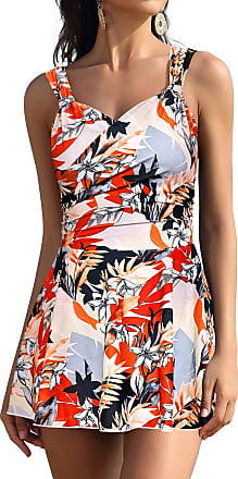 Elegant Crossover Skirted Swimsuit – Shekini