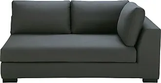 Reposabrazos izquierdo para sofá modular de 2 plazas gris claro Terence