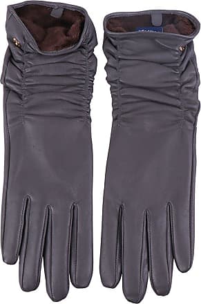 women's leather driving gloves fleece lined
