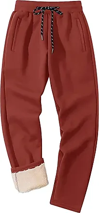 magcomsen MAGCOMSEN Fishing Pants for Men Quick Dry Water Resistant Hiking  Pants Open Bottom Long Athletic Pants Purple Red
