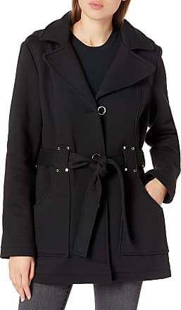 Fashion Coats Fleece Coats NA-KD Fleece Coats black flecked casual look 