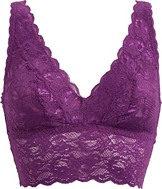 Buy Erotissch Purple Floral Bralette Bra Purple online