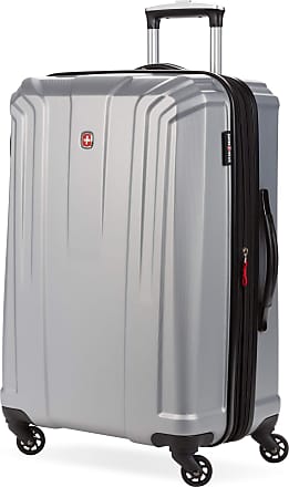 SwissGear 7739 Hardside Luggage Trunk with Spinner Wheels, White