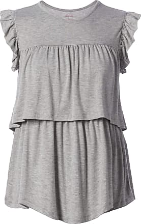 Everly Grey Womens Alex 2 Piece Maternity & Nursing Racerback Tank Dress Casual Dress