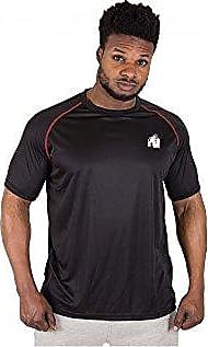 schwarz/rot Bodybuilding und Fitness Bekleidung Herren Gorilla Wear Texas T-Shirt 