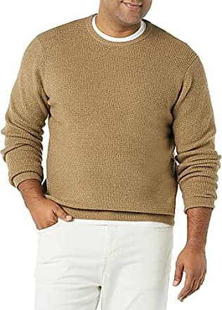 Essentials Men's Long-Sleeve Soft Touch Waffle Stitch Crewneck  Sweater, Black, X-Small : : Clothing, Shoes & Accessories