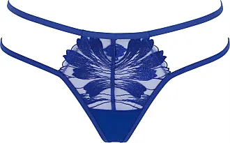 Adeline Sheer Panty- Surf the Web Blue