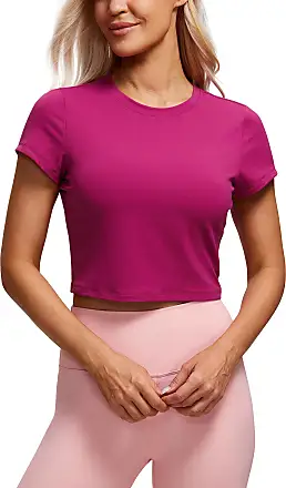  CRZ YOGA Butterluxe Short Sleeve Shirts for Women High